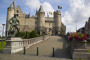 Steen Castle, Steenplein, Antwerp, Belgium