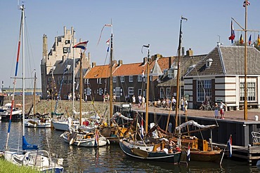 Veere port, Zeeland, Netherlands