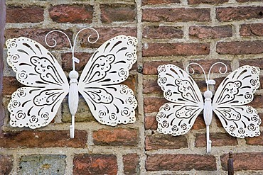 Iron butterfly hook, street shop at Veere, Zeeland, Netherlands