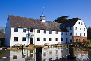 Hambleden Mill downstream of Henley-on-Thames, Oxfordshire, England, United Kingdom, Europe