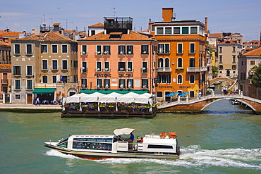 View of Fondamenta delle Zattere ai Gesuati from Canale della Giudecca, Venice, Italy, Europe