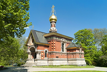 Russian Orthodox All Saints Church, Bad Homburg, Hesse, Germany, Europe