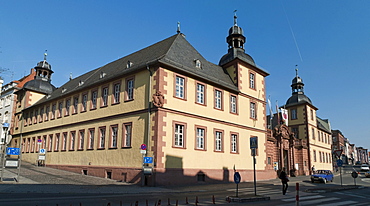 Schoenborner Hof, Scientific Museum, Aschaffenburg, Lower Franconia, Bavaria, Germany, Europe