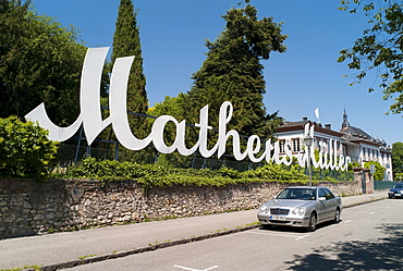 Production site Matheus Mueller GmbH champagne producer, part of Rotkaeppchen-Mumm champagne producer, Eltville, Hesse, Germany, Europe