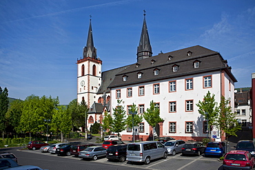 St. Martin's basilica, Bingen, Rhineland-Palatinate, Germany, Europe