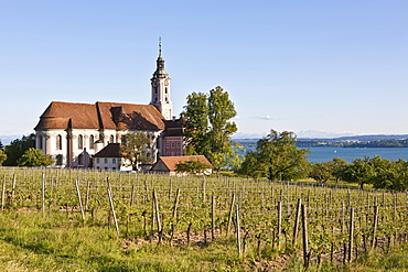 Basilica of Birnau, Birnau on Lake Constance, Baden-Wuerttemberg, Germany, Europe