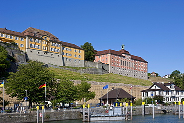 The country vineyard of Meersburg on Lake Constance, administrative region Tuebingen, Bodenseekreis district, Baden-Wuerttemberg, Germany, Europe