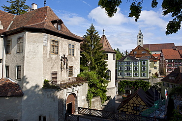 The Altes Schloss old castle, Meersburg on Lake Constance, administrative district of Tuebingen, Bodenseekreis district, Baden-Wuerttemberg, Germany, Europe