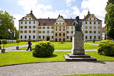 The Reichsabtei Salem abbey, monastery of the Cistercian order, southwest German Rococo, seat of the Internat Schloss Salem residential school, Linzgau, Baden-Wuerttemberg, Germany, Europe