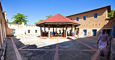 Prison Island, formerly the site where slaves were held prisoner before their shipping, Zanzibar, Tanzania, Africa