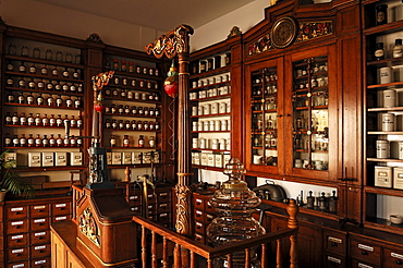 Old Pharmacy from 1834, Bad-Essen, Lower Saxony, Germany, Europe