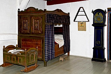 Old bedroom interior