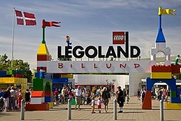 The gate at Legoland park, Denmark