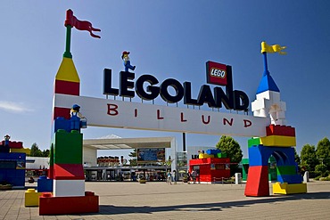 The gate at Legoland park, Denmark