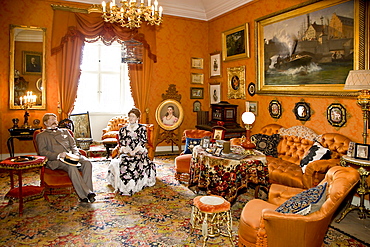 Old elegant living room interior