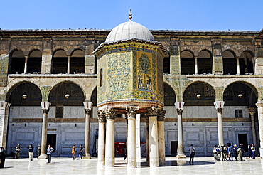 Treasure house of the Ottomans in the courtyard of the Umayyad-Mosque in Damascus, Syria, Middle East, Asia