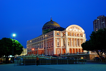 Teatro Amazonas, the in the middle of the Amazon, Manaus, Brazil, South America