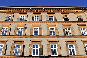 Housefront, Kaiser Franz Josef Kai, Graz, Styria, Austria, Europe