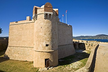 Keep of the citadel of Saint-Tropez, Departement Var, Cote d'Azur, Provence, Southern France, France