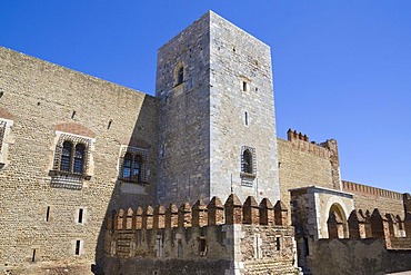 The palace of the Kings of Mallorca, Perpignan, Pyrenees-Orientales, Roussillon, Languedoc-Roussillon, South France, France