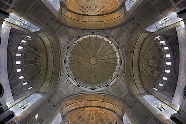 Inner view, cupolas of the Saint Sava Cathedral, Belgrade, Serbia