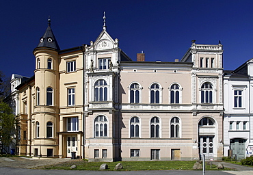 Schranzenvillen mansions, former homes of senior officials in the vicinity of the castle of Schwerin, Mecklenburg-Western Pomerania, Germany, Europe