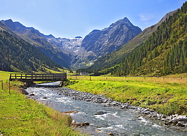 Mt. Liesenser Fernerkogel, Luesenser, glacier, Luesenser Valley, Hospiz, Stubai Alps, Tyrol, Austria, Europe