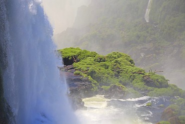 Iguacu, Iguacu Waterfalls from the Brazilian side, UNESCO World Heritage Site, Iguacu National Park, Brazil, South America