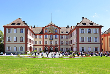 Baroque castle, the Teutonic Castle of Mainau, Mainau Island, Lake Constance, Konstanz district, Baden-Wuerttemberg, Germany, Europe, Europe