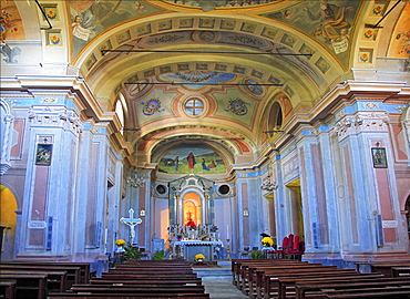 Santuario di Valmala, Madonna della Misericordia, Cuneo Province, Piedmont, Italy, Europe