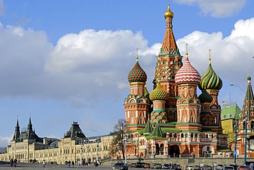 Saint Basil Cathedral, Red Square, Moscow, Russia