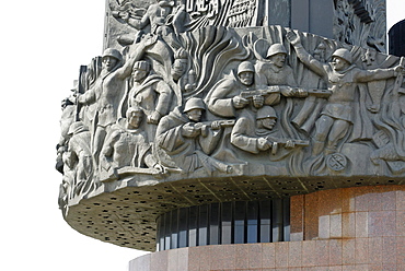 Monument on Poklonnaya Hill, detail, Moscow, Russia