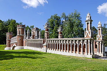 Figure Bridge, by Vasili Bazheno, 1776-78, Tsaritsino, Moscow, Russia