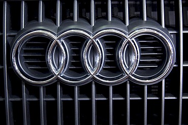 Audi emblem on a car