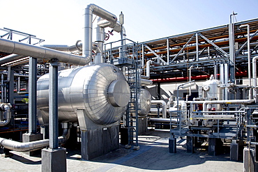 Receiver tank on the premises of the pharmaceutical company Boehringer Ingelheim GmbH, Ingelheim, Rhineland-Palatinate, Germany, Europe