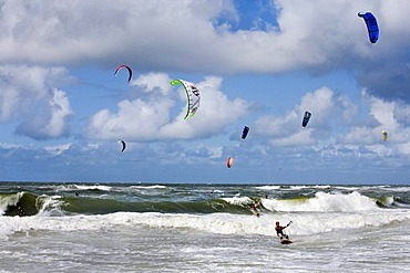 Kitesurf Trophy, Westerland, Sylt, North Frisia, Schleswig-Holstein, Germany, Europe