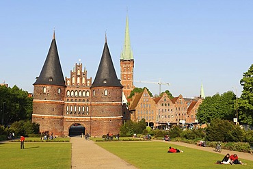 Holstentor Gate, Luebeck, Schleswig-Holstein, Germany