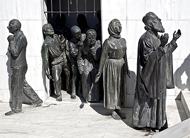 Freedom monument in the south of Nicosia, Lefkosia, Lefkosa, capital of Cyprus, Southern Cyprus, Europe