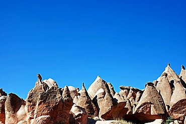 bizarre tufa formations, Devrent Valley near Goereme, Cappadocia, Anatolia, Turkey