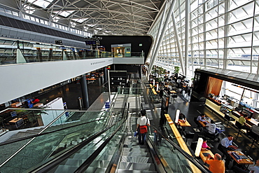 Departure hall of Zurich Airport, Switzerland, Europe