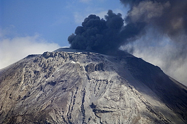 Eruption of Ol Doinyo Lengai volcano in 2007, northern Tanzania, Africa