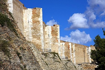 The 13th century castle built by Frederick II and enlarged by Charles I, Lucera, Puglia, Apulia, Italy, Europe