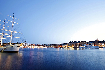 Sailing ship, Djurgarden, Stockholm, Sweden, Scandinavia, Europe