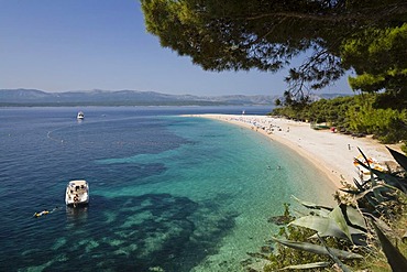 Zlatni Rat Beach, Bol, Brac Island, Dalmatia, Croatia, Adriatic Sea, Mediterranean, Europe