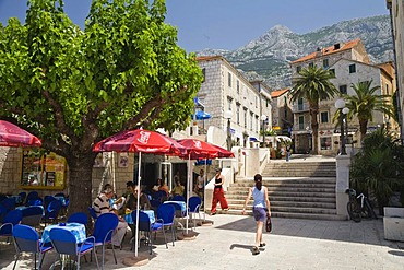 Historic city centre of Makarska, Dalmatia, Croatia, Europe