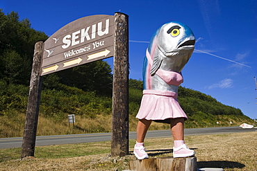 Fishing village Sekiu, West Coast, Olympic Peninsula, Pacific, Washington, USA