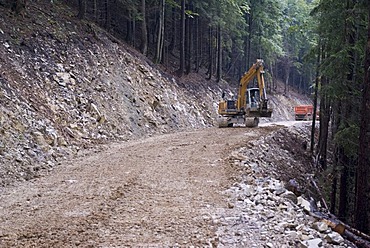 Road construction, Upper Austria