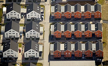 Aerial view of Tramonia, western district, Dortmund, North Rhine-Westphalia, Germany, Europe