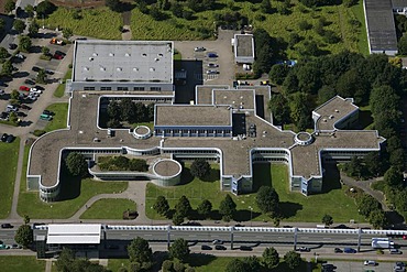 Aerial view of Dortmund Technology Park, University of Dortmund, Fraunhofer Institute, Dortmund, North Rhine-Westphalia, Germany, Europe