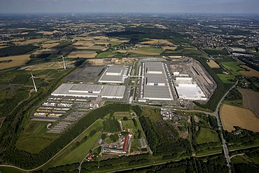 Aerial view of IKEA Logistic Centre Europe, Dortmund Ellinghausen, North Rhine-Westphalia, Germany, Europe